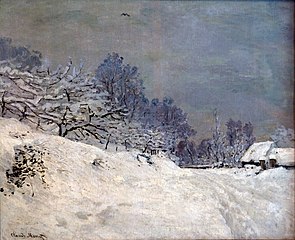 Winter at Giverny, Claude Monet